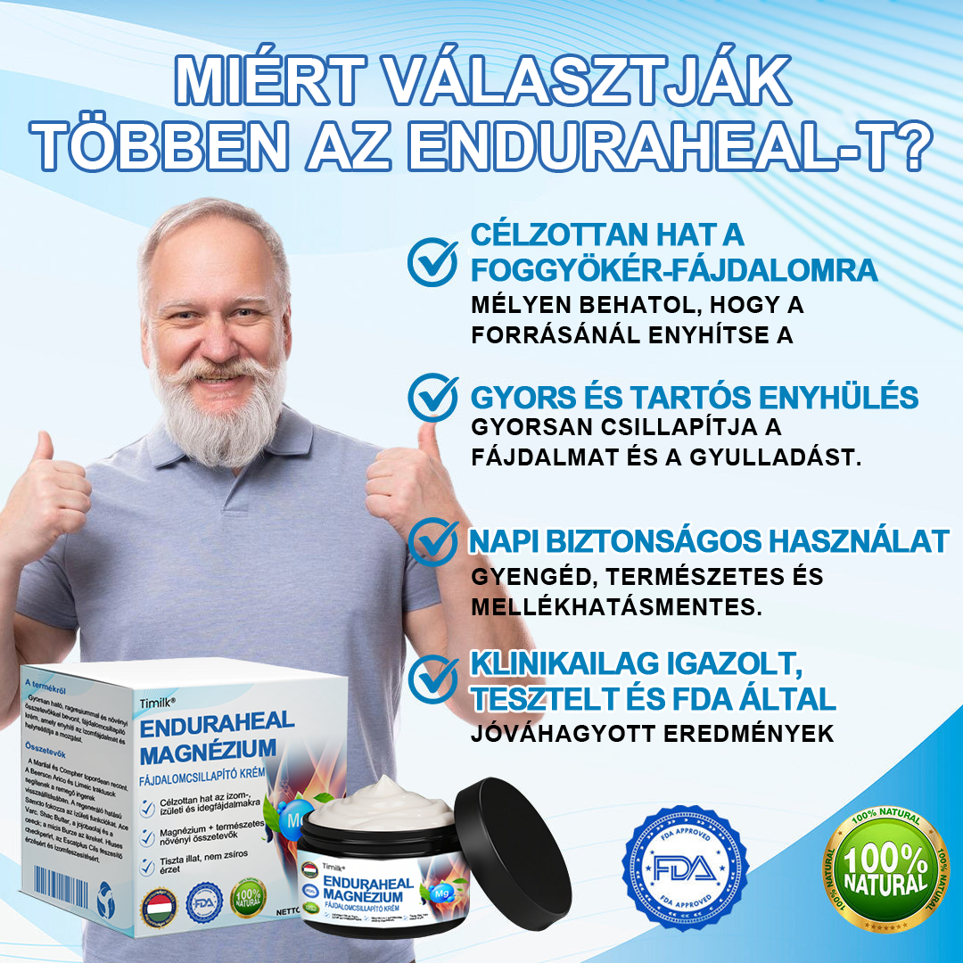 ✨✨✨Timilk® EnduraHeal magnézium fájdalomcsillapító krém (arthritis, neuropathia, reuma, sport sérülések és egyéb panaszok kezelésére)