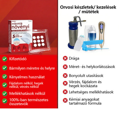 ✅KUBOZN® Mikrotűs Botanikus Bőrkinövés Eltávolító Tapaszok | Magyarországon készült  🛒