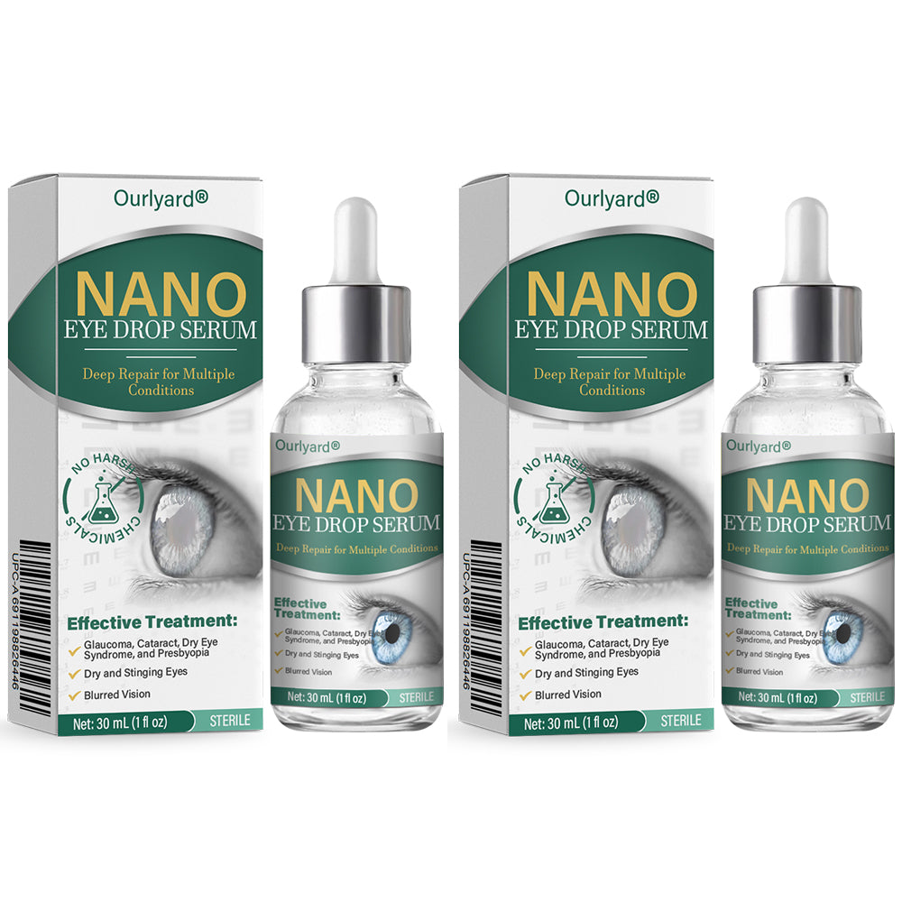 👩‍⚕️Ourlyard® Nano szemcsepp szérum ✅FDA által jóváhagyott (Alkalmas presbyopia, száraz szem szindróma, glaukóma és szürkehályog esetén) 🌿