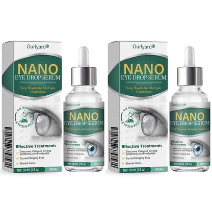 👩‍⚕️Ourlyard® Nano szemcsepp szérum ✅FDA által jóváhagyott (Alkalmas presbyopia, száraz szem szindróma, glaukóma és szürkehályog esetén) 🌿